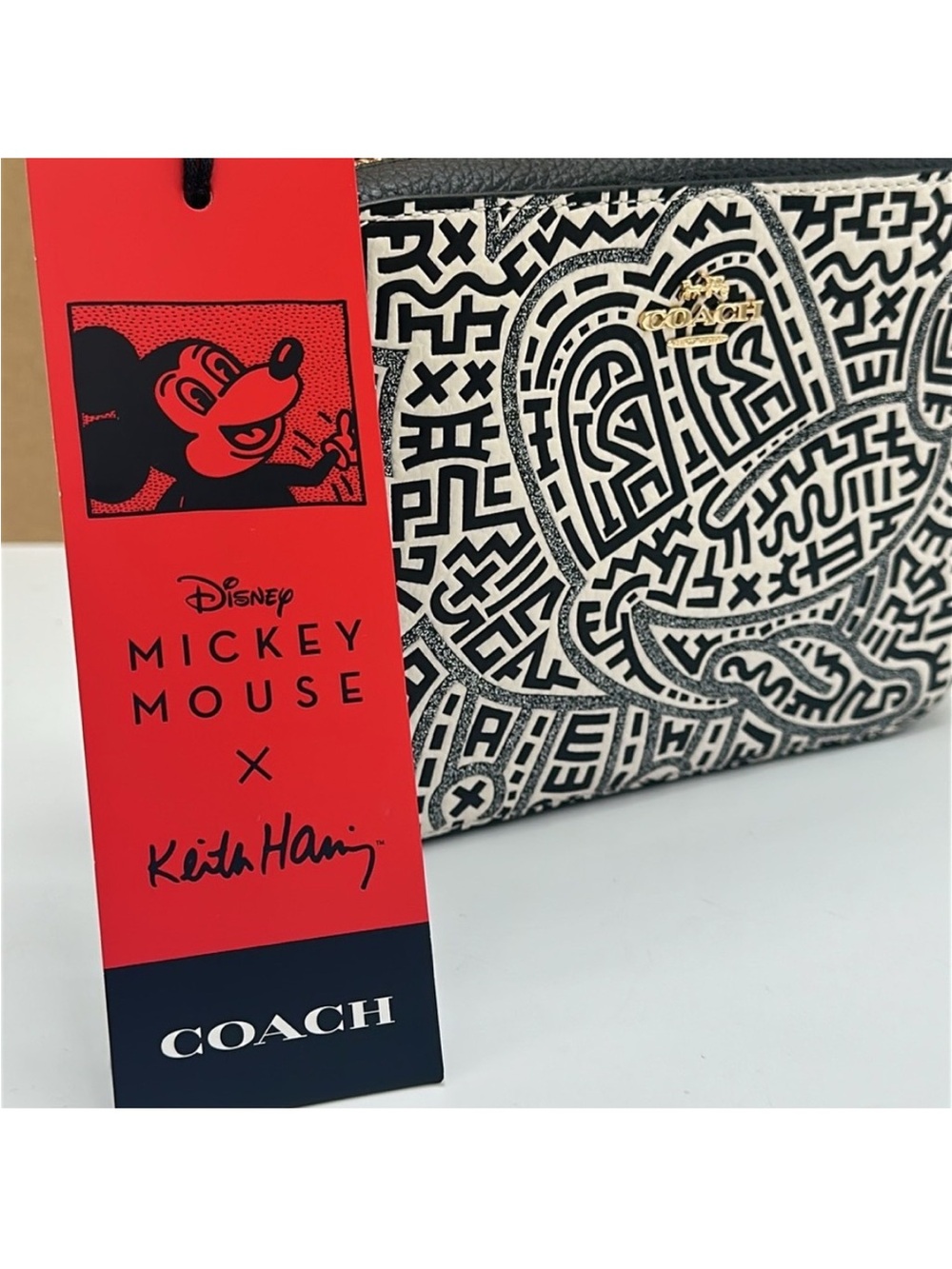 COACH Disney Mickey
Mouse x Keith Haring Mini
Leather Camera Bag - Picture 10 of 16